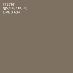 #7E7161 - Limed Ash Color Image